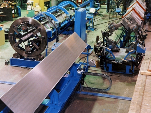 Cecil Peck LLC. Patriot Missile Launch canister welding cell photo